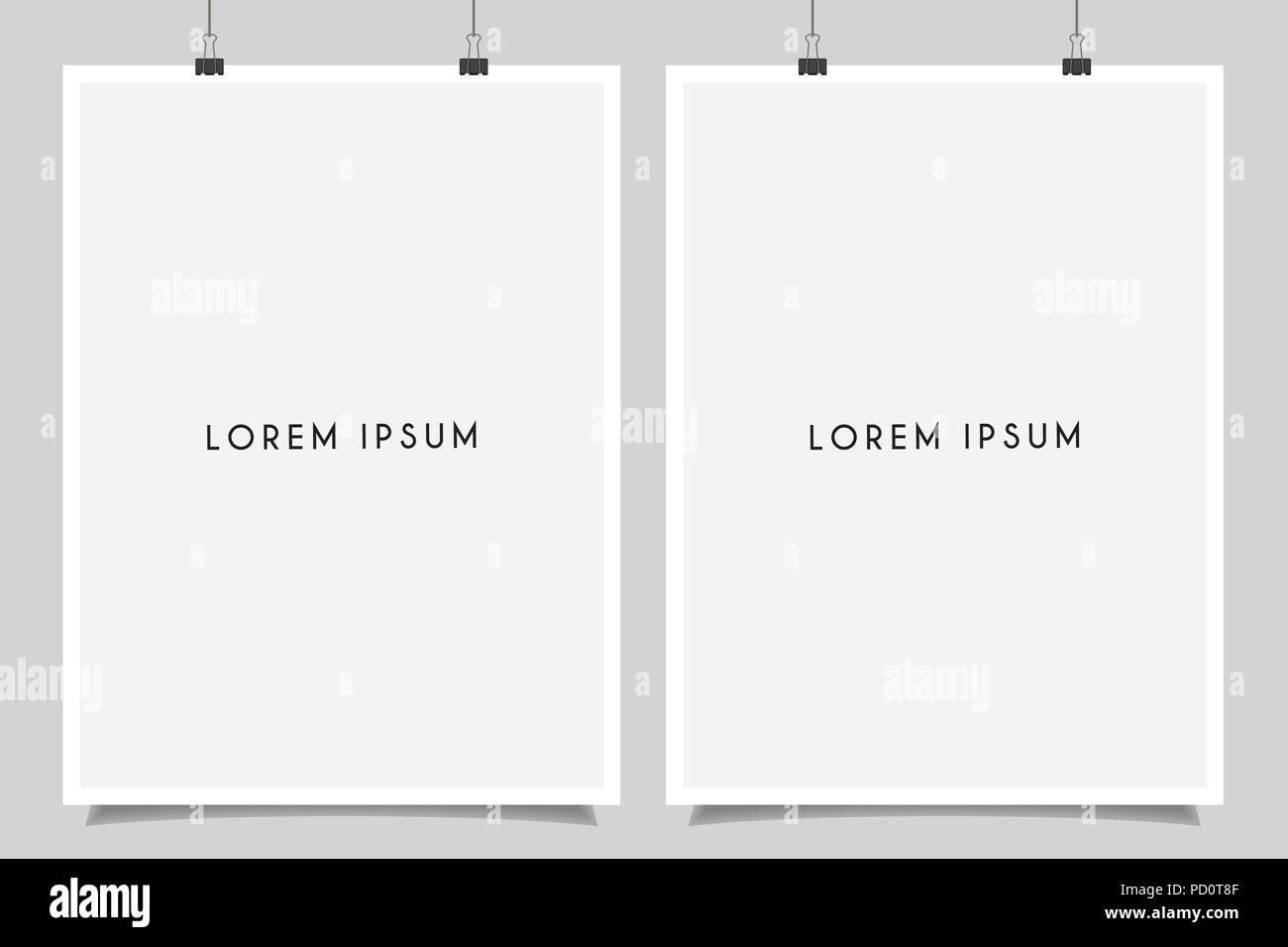 Blank poster frame vector Stock Vector Image & Art Alamy