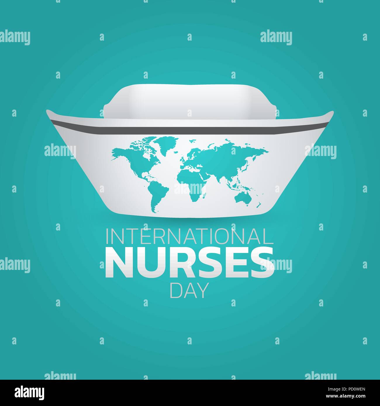 international nurses day, Vector Illustration. Stock Vector