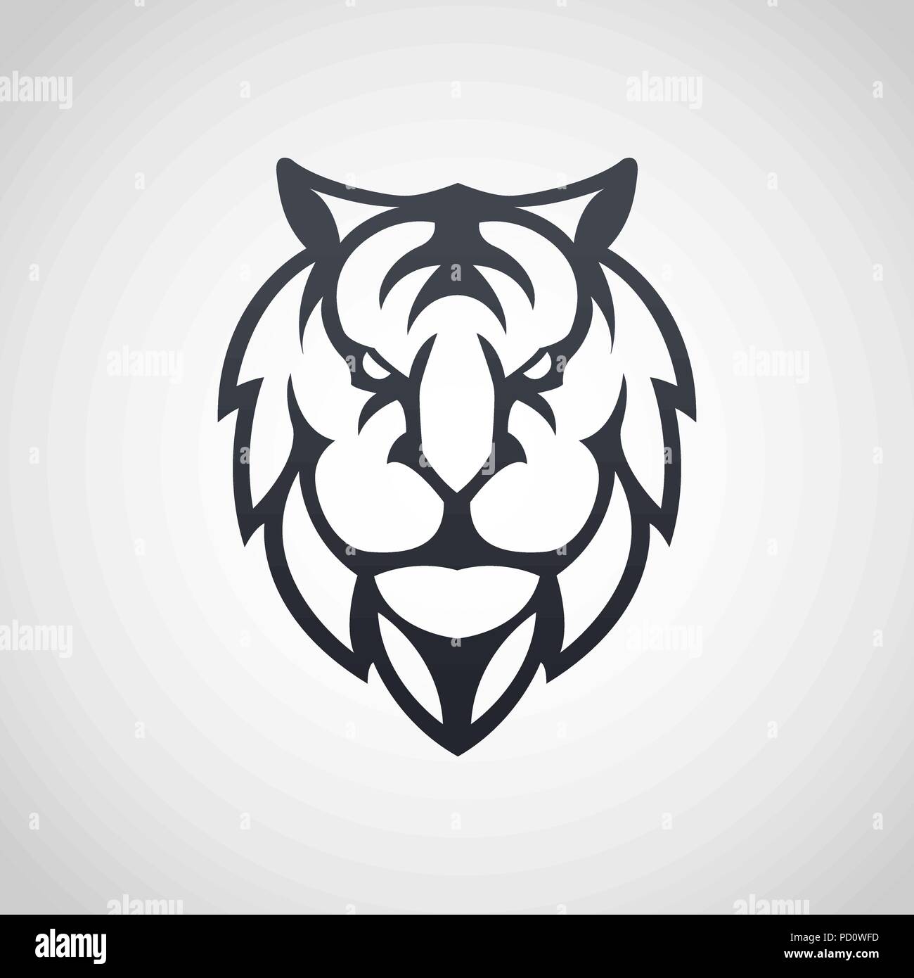 Tiger vector logo icon illustration Stock Vector Image & Art - Alamy