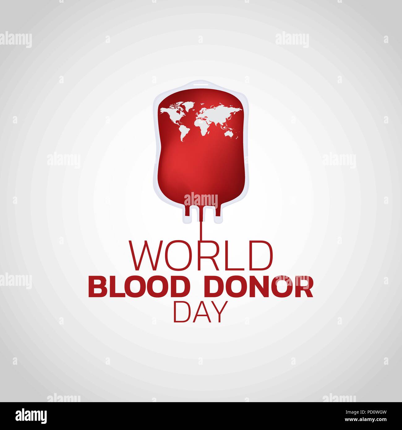 vector World blood donor day illustration Stock Vector Image & Art - Alamy