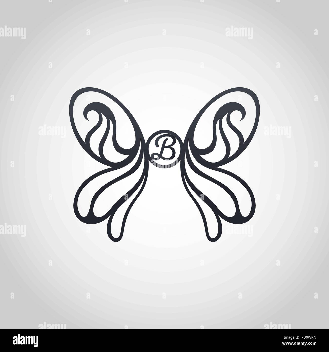 butterfly vector logo icon illustration Stock Vector Image & Art - Alamy