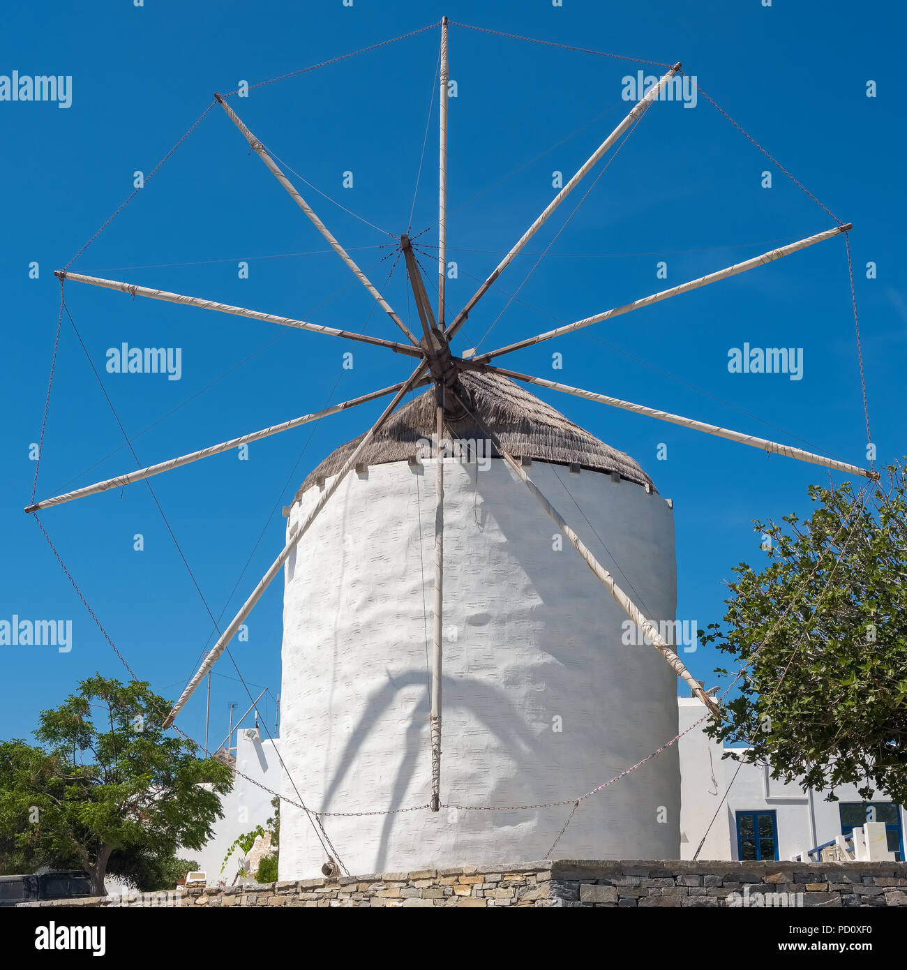 Greek windmill hi-res stock photography and images - Alamy