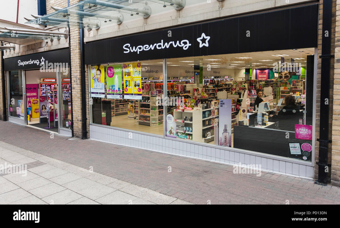 Superdrug store in Stockton-on-Tees, England, UK Stock Photo