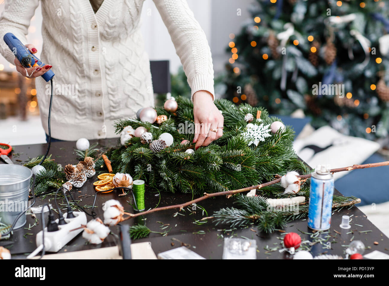 Toys on the Christmas tree with their own hands Toys on the Christmas tree with their own hands
