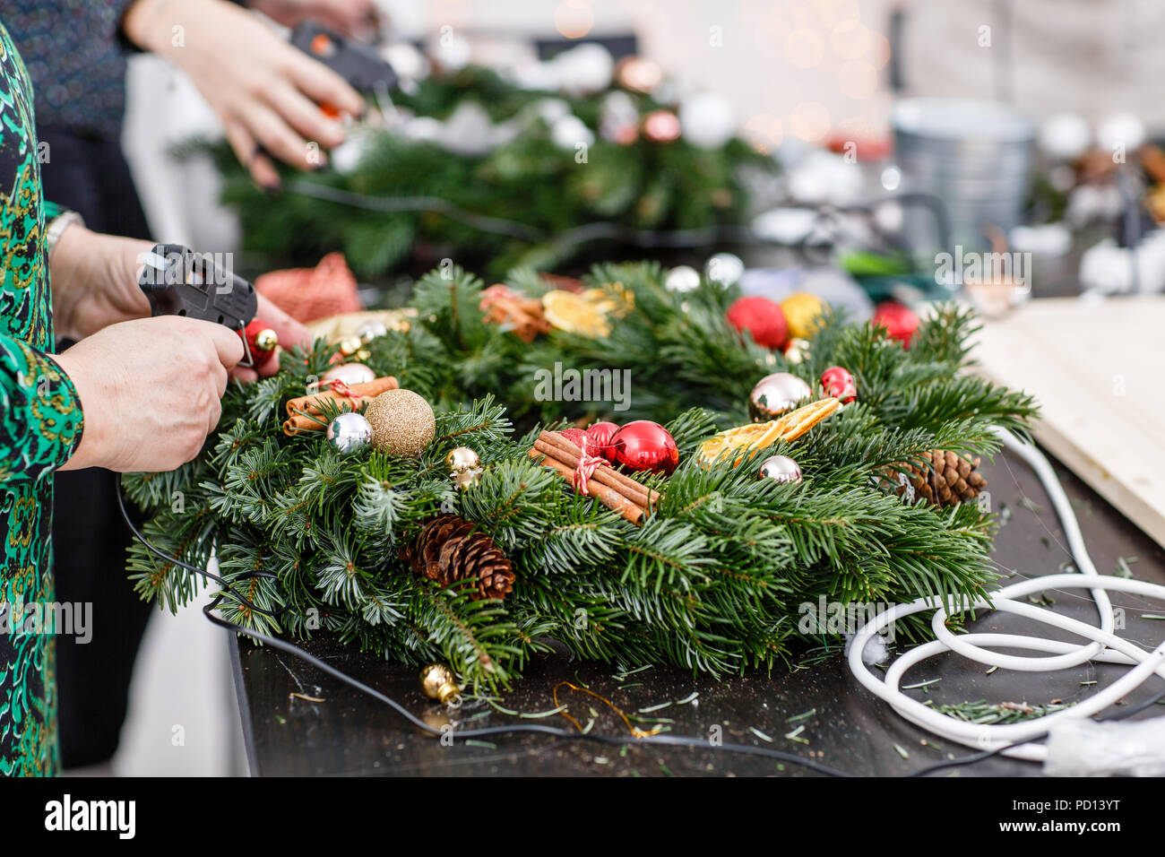 Toys on the Christmas tree with their own hands Toys on the Christmas tree with their own hands