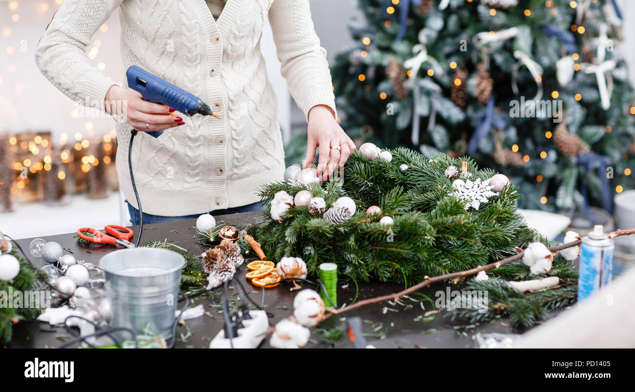 Toys on the Christmas tree with their own hands Toys on the Christmas tree with their own hands