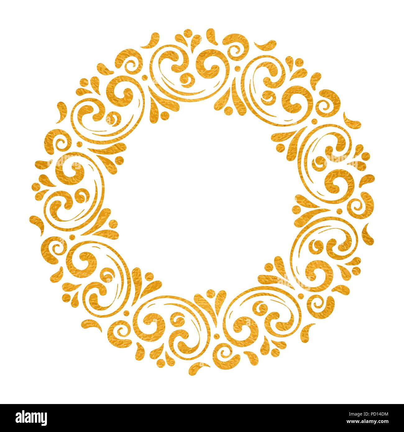 Elegant hand drawn retro floral frame Stock Vector Image & Art - Alamy