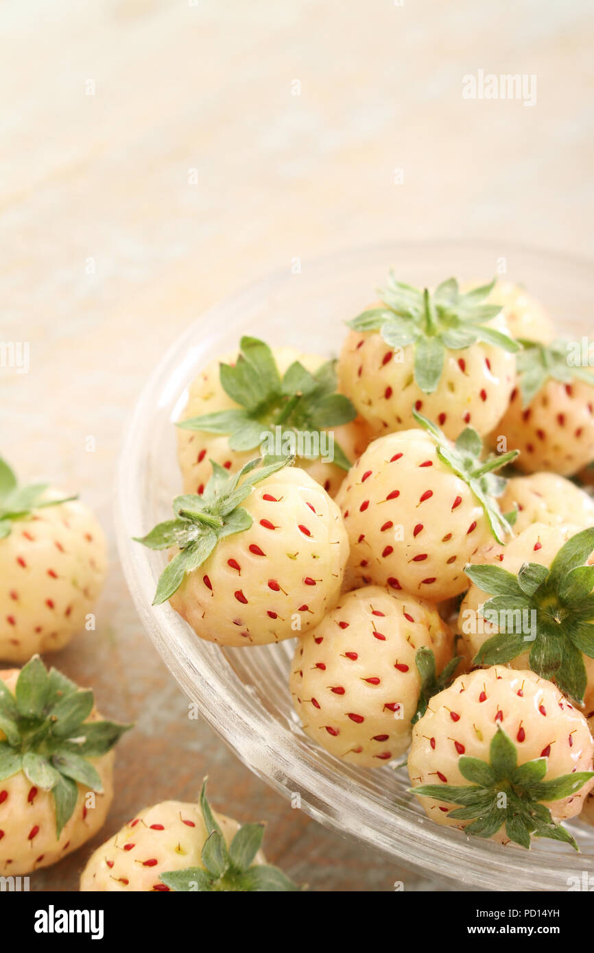 pineberry fruit Stock Photo