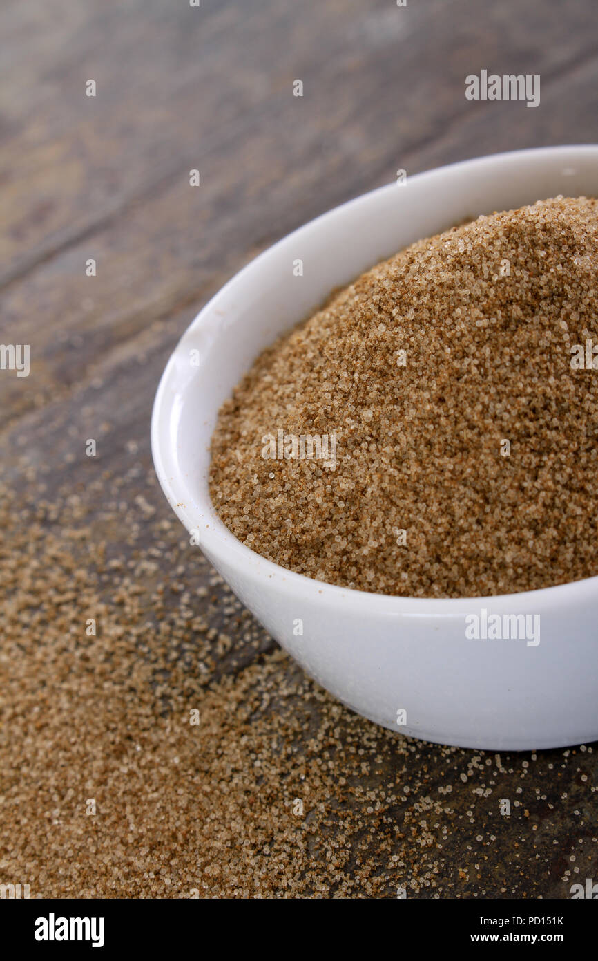 ground coriander spice Stock Photo Alamy