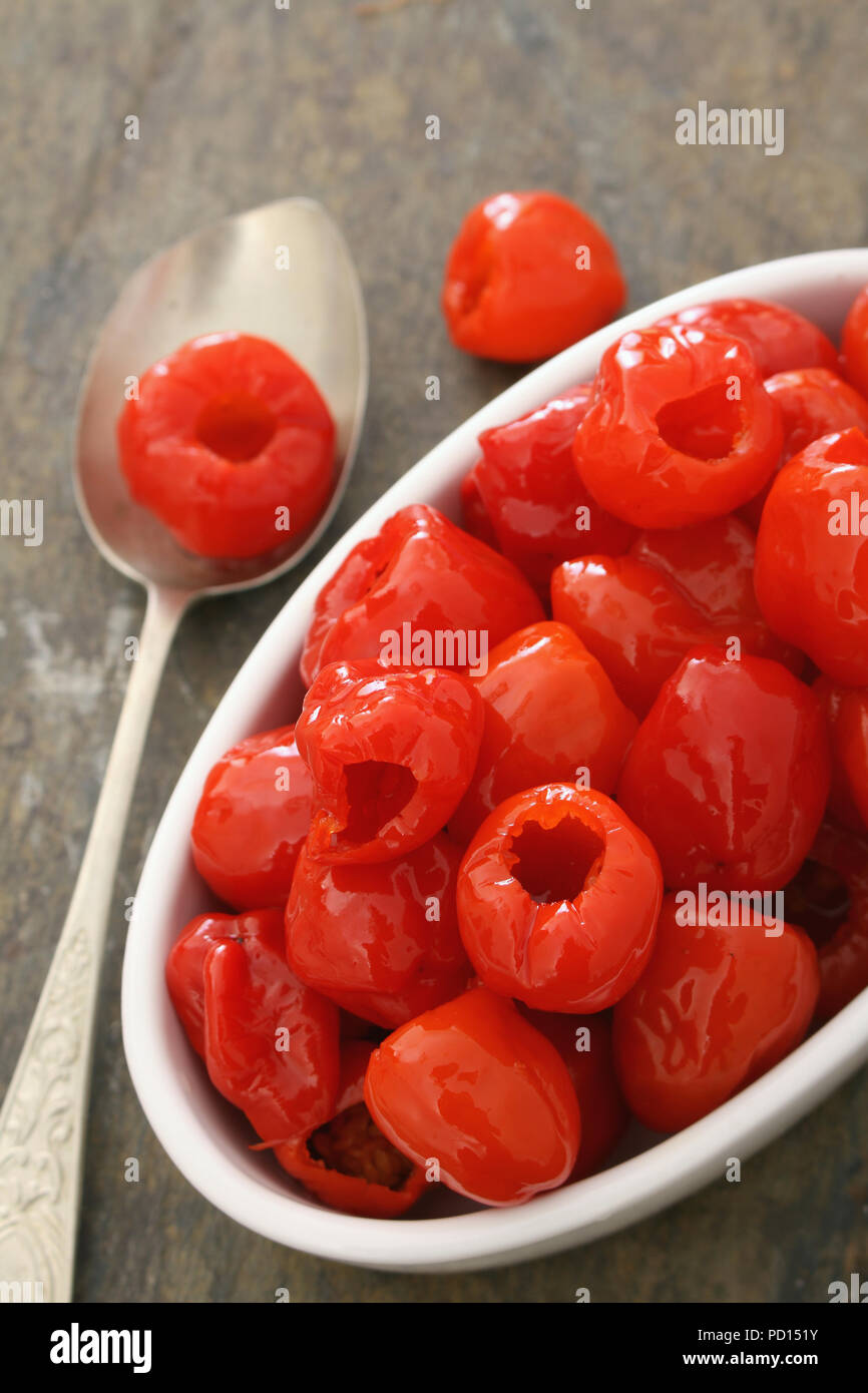baby sweet bell peppers Stock Photo Alamy