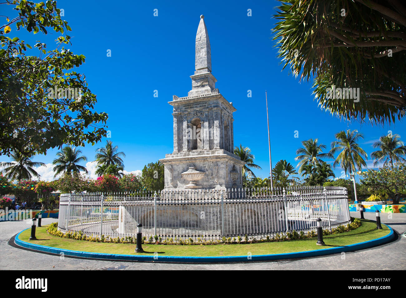 Ferdinand Magellan Shrine, Cebu City, Philippines. Stock Photo