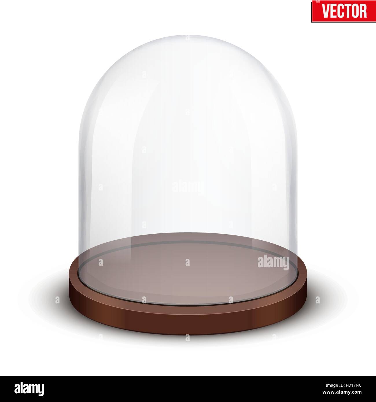 Glass dome on white background Stock Vector Image & Art - Alamy