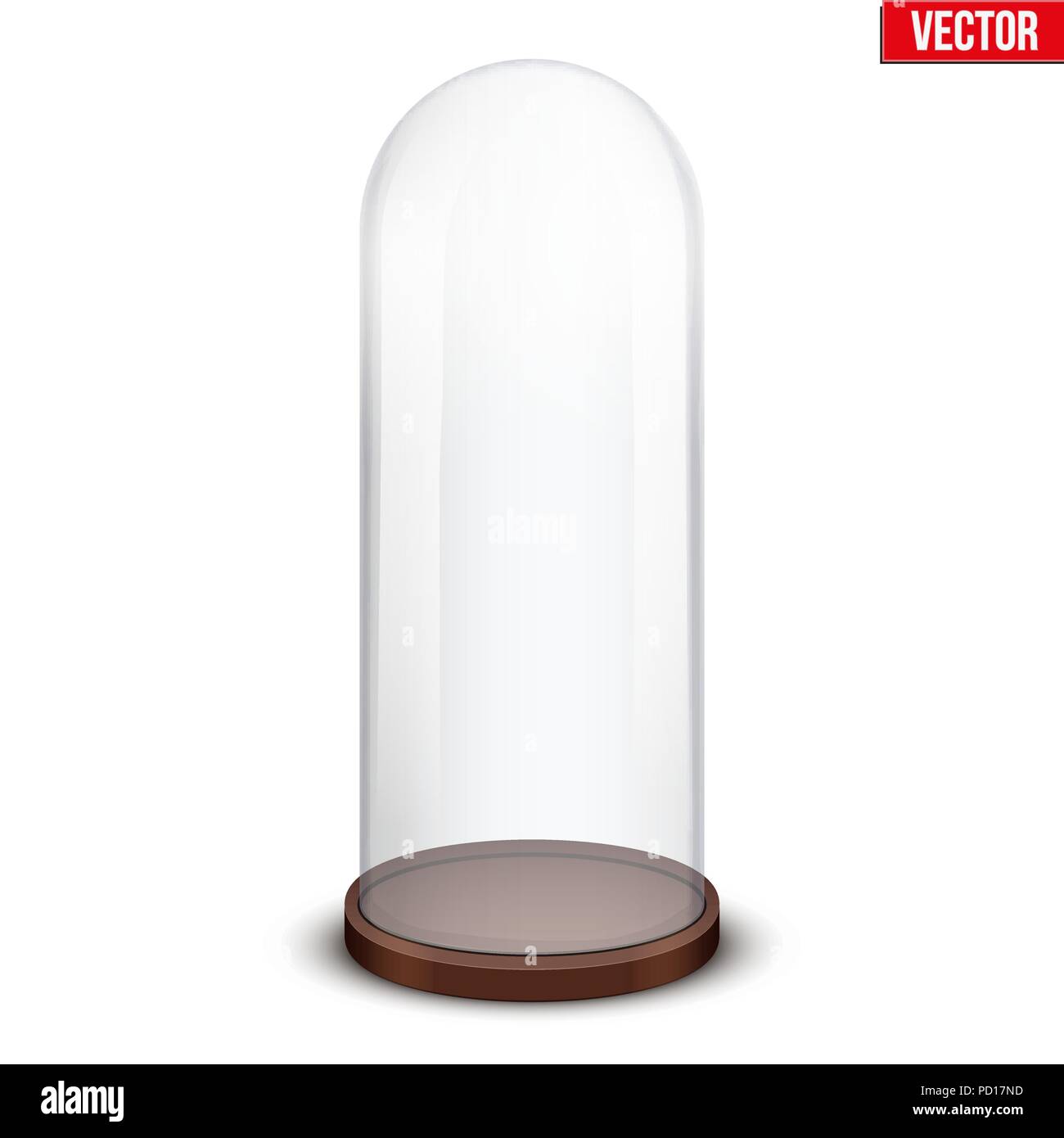 Glass dome on white background Stock Vector Image & Art - Alamy