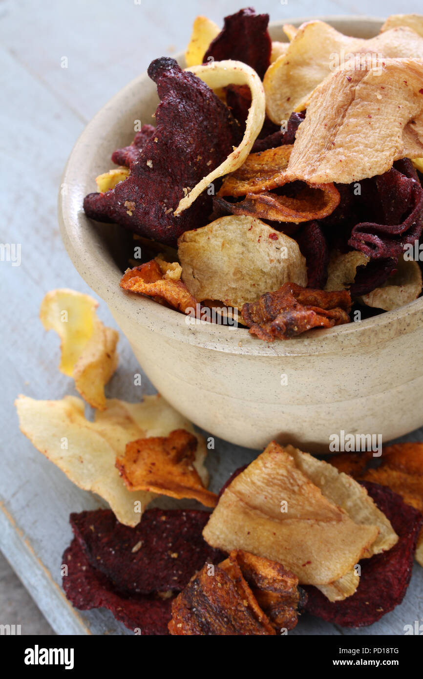 vegetable crisp chips Stock Photo Alamy