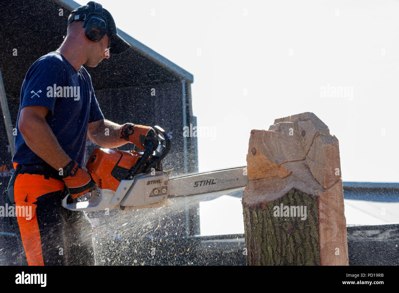 Speed Chainsaw Carving High Resolution Stock Photography and Images - Alamy