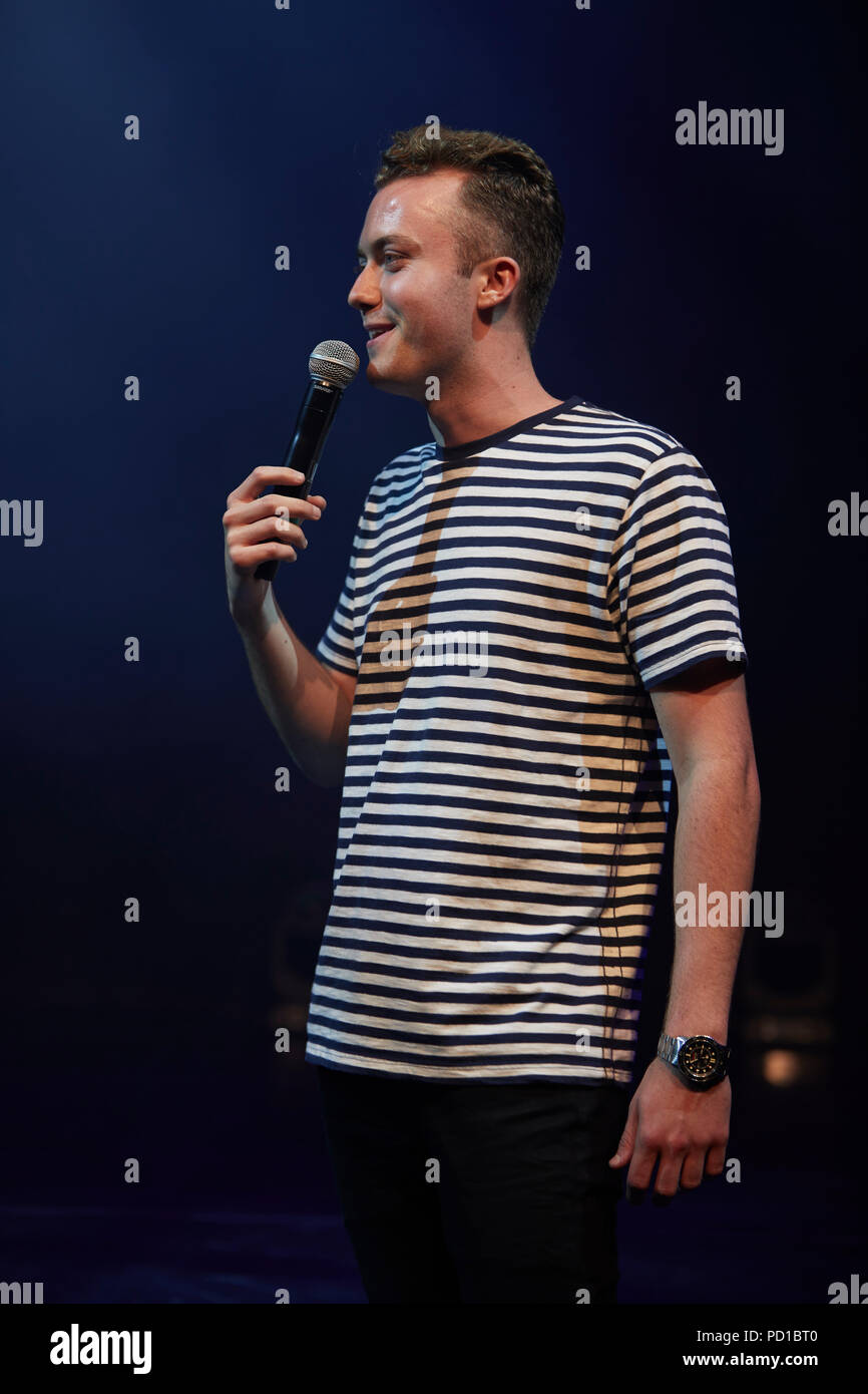 Edinburgh, UK. 4th August 2018. Edinburgh Pleasance Newcomer Comedy Gala 2018 Credit: Andrew Eaton/Alamy Live News. Stock Photo