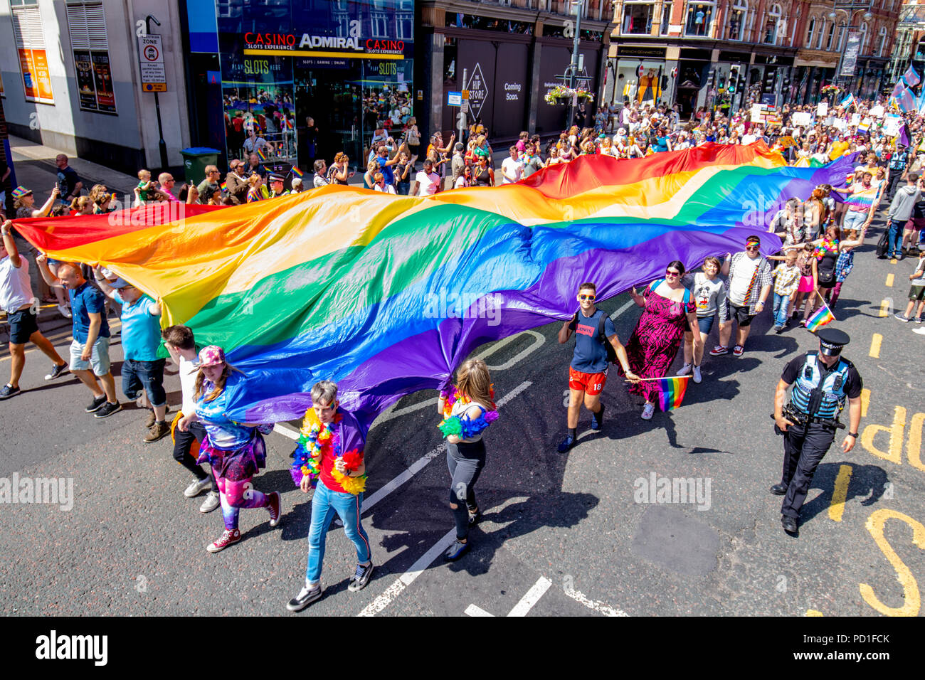 Leeds lgbt pride flag hires stock photography and images Alamy