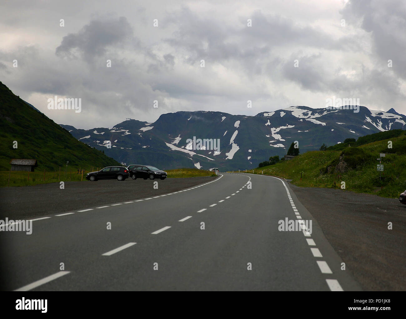 Innsbruck, Austria. 24th June, 2018. A scenic drive through the Alpine Mountains near Innsbruck