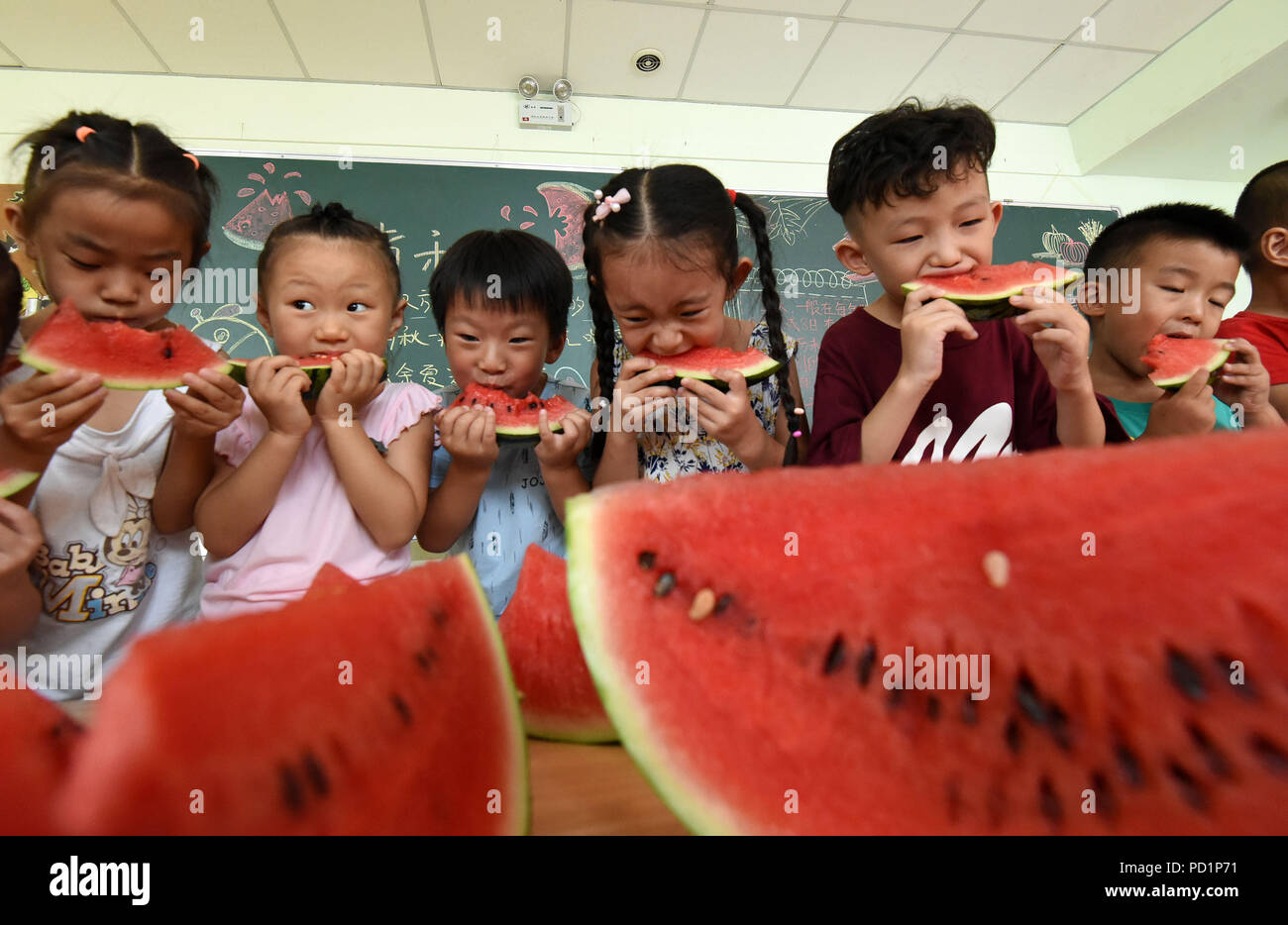 Watermelon Eating Contest High Resolution Stock Photography and Images ...