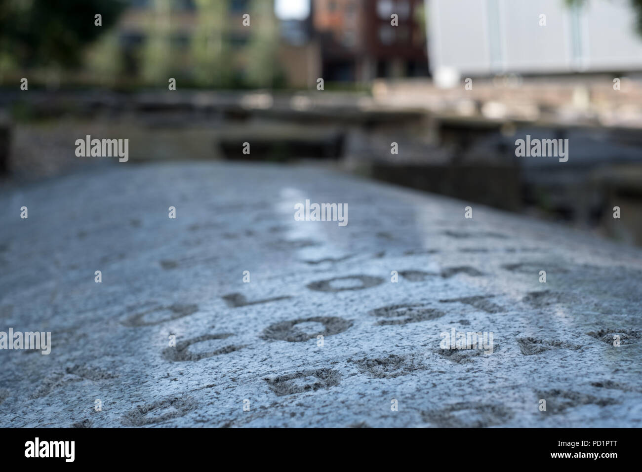 Gravestone at Novo Cemetery at Queen Mary, University of London