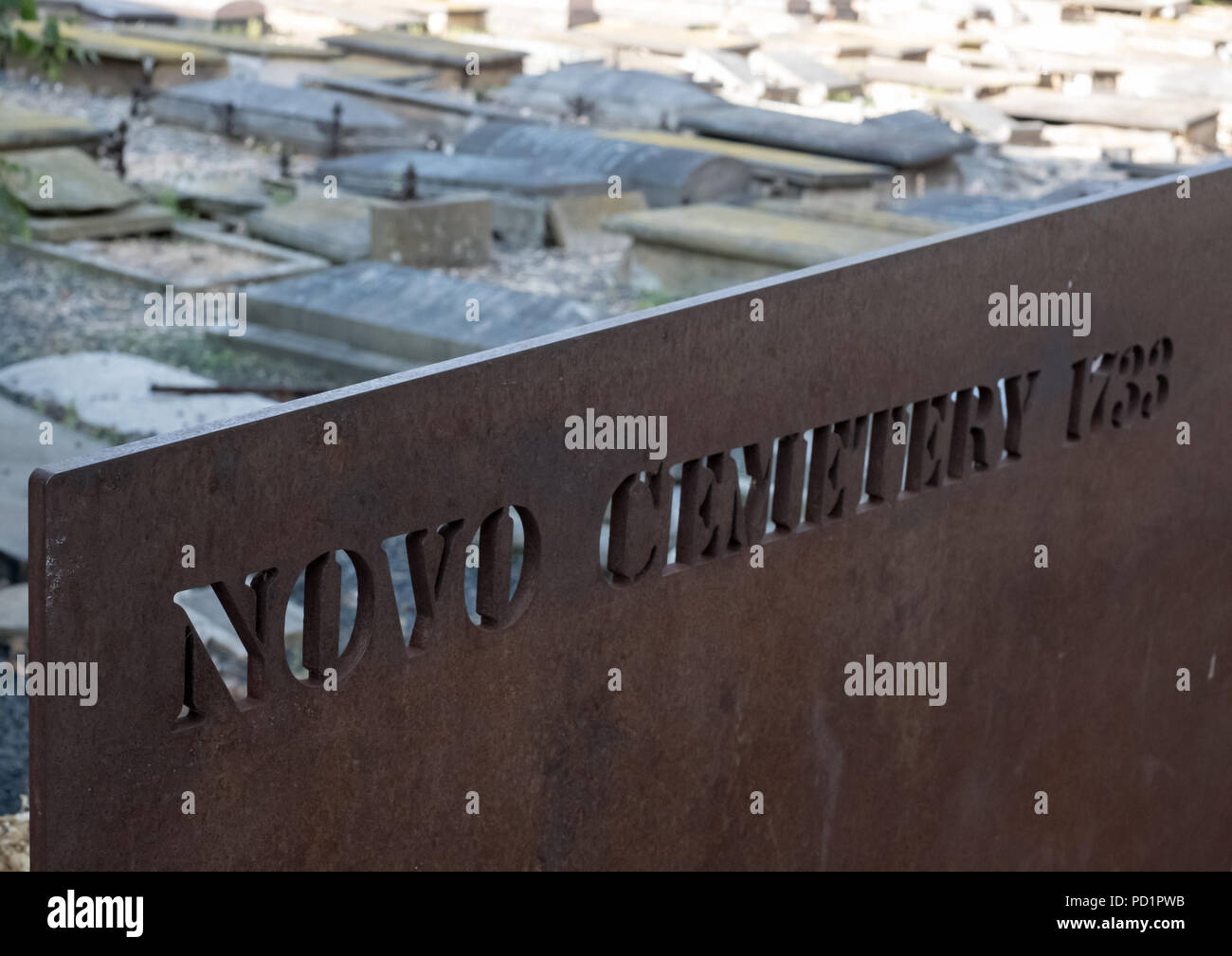 Novo Cemetery at Queen Mary University of London. Historic Sephardi