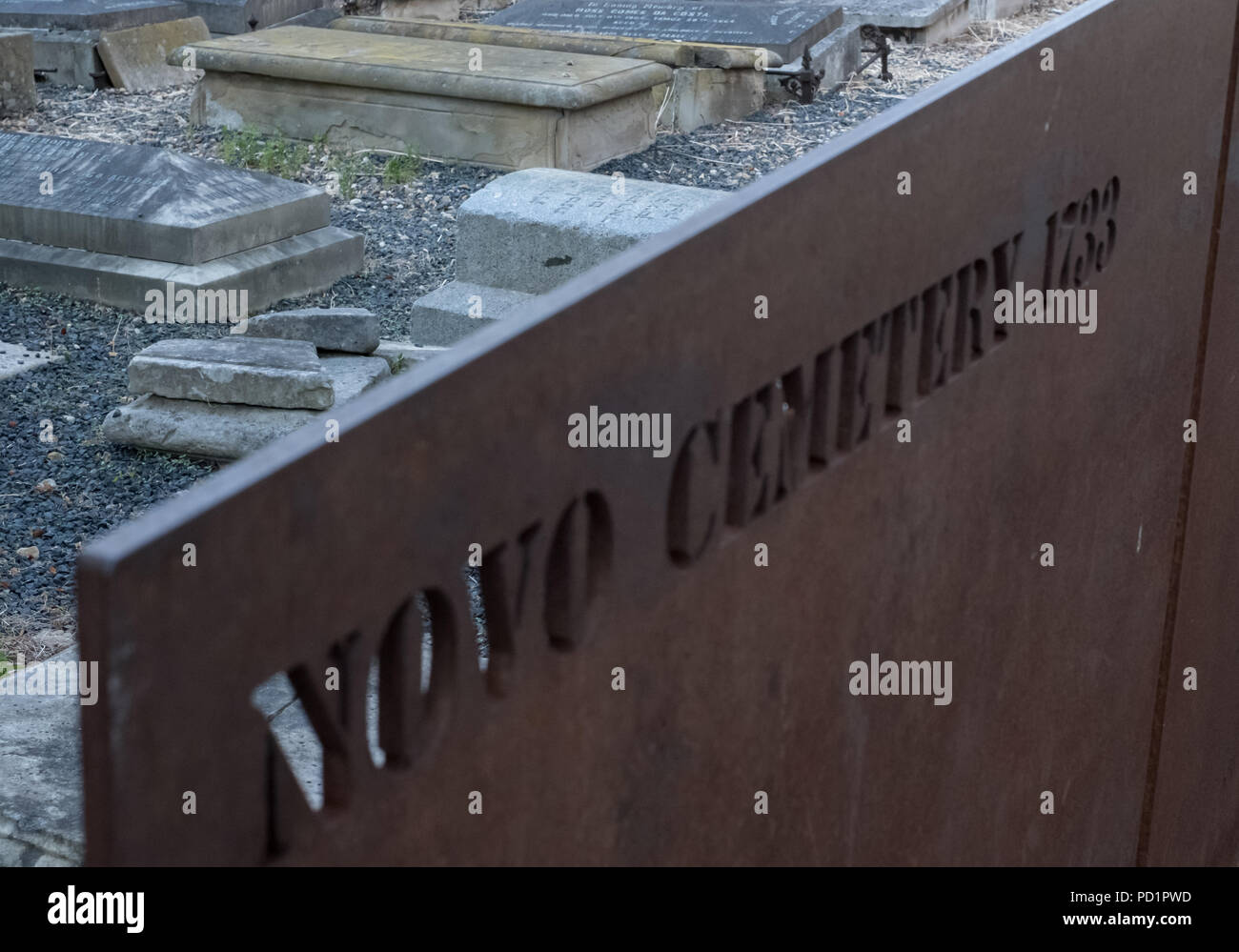 Novo Cemetery at Queen Mary University of London. Historic Sephardi