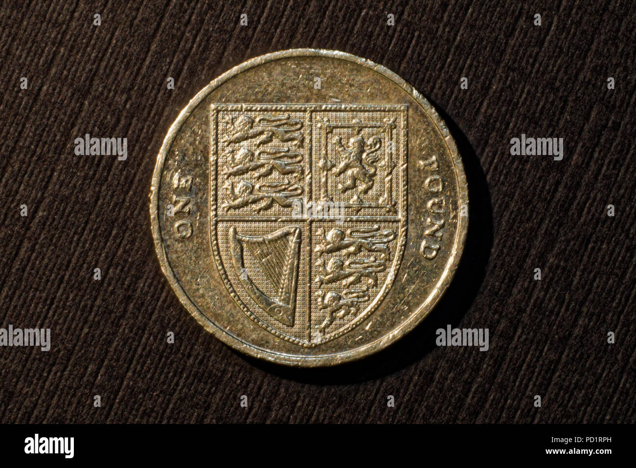 English coin,2008, one pound Stock Photo