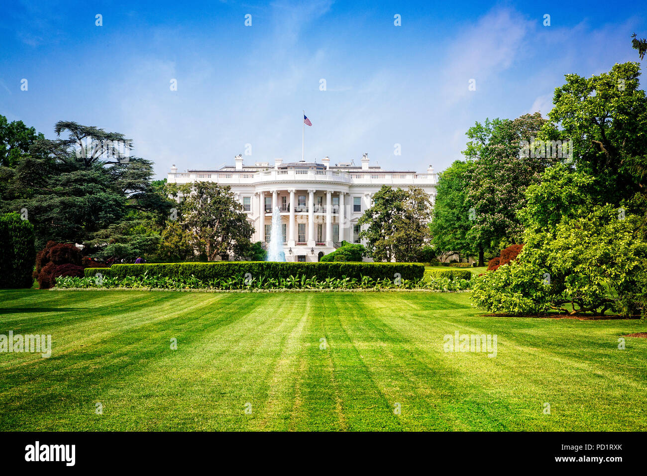 White house washington dc exterior hi-res stock photography and images ...