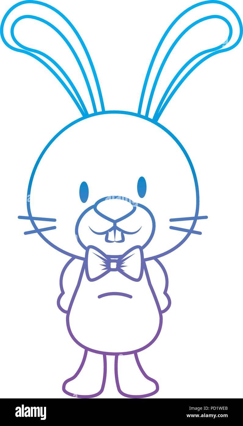 cute and adorable rabbit character Stock Vector Image & Art - Alamy