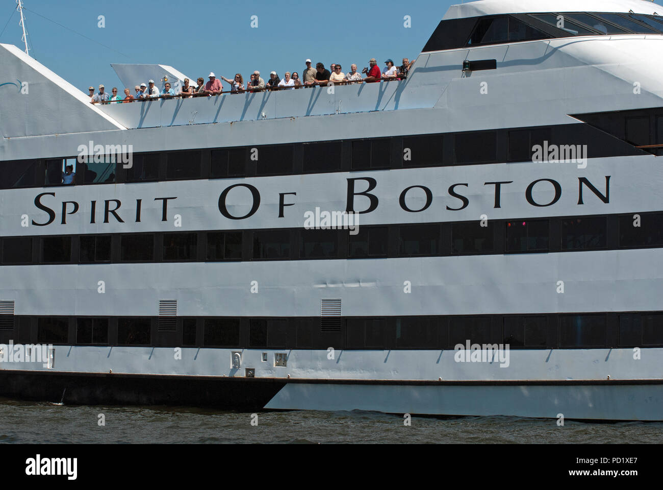 Spirit of Boston cruise boat, Boston Harbor, Suffolk County, Massachusetts, USA Stock Photo