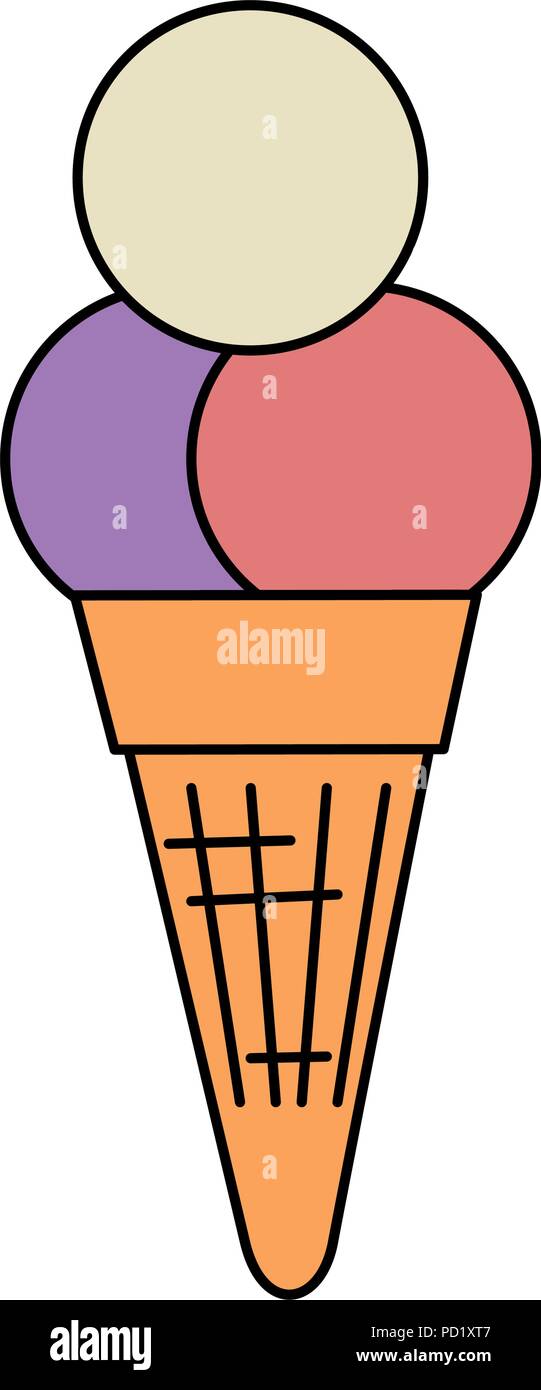 ice cream cone isolated icon Stock Vector Image & Art - Alamy