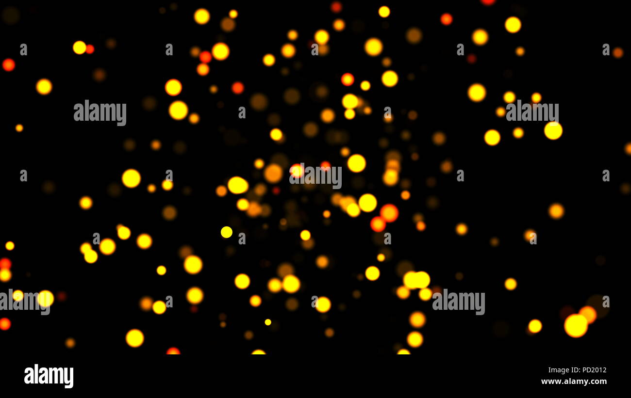 Space with many bright shiny led lights, computer generated modern ...