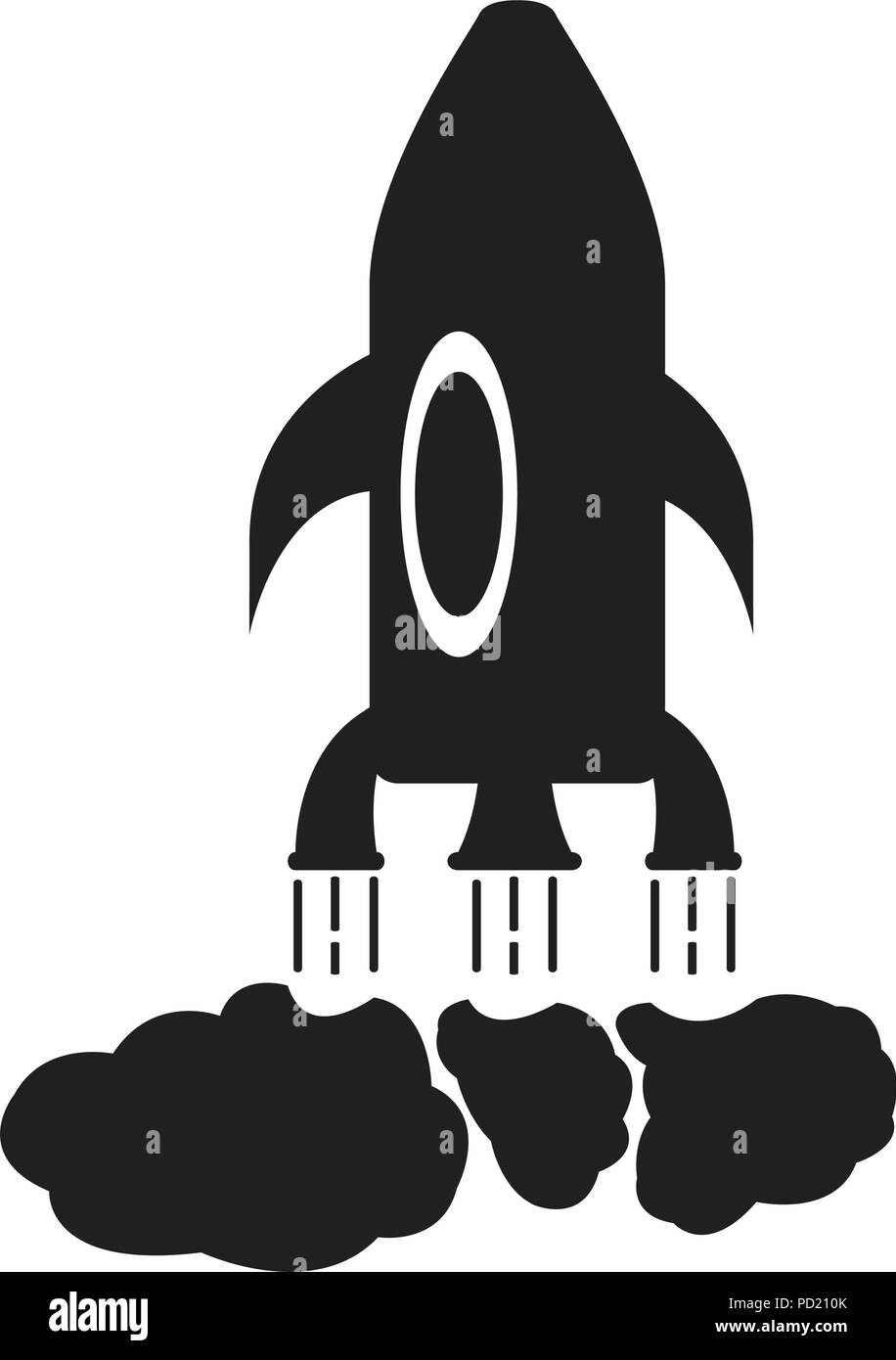 Isolated spaceship logo Stock Vector Image & Art - Alamy