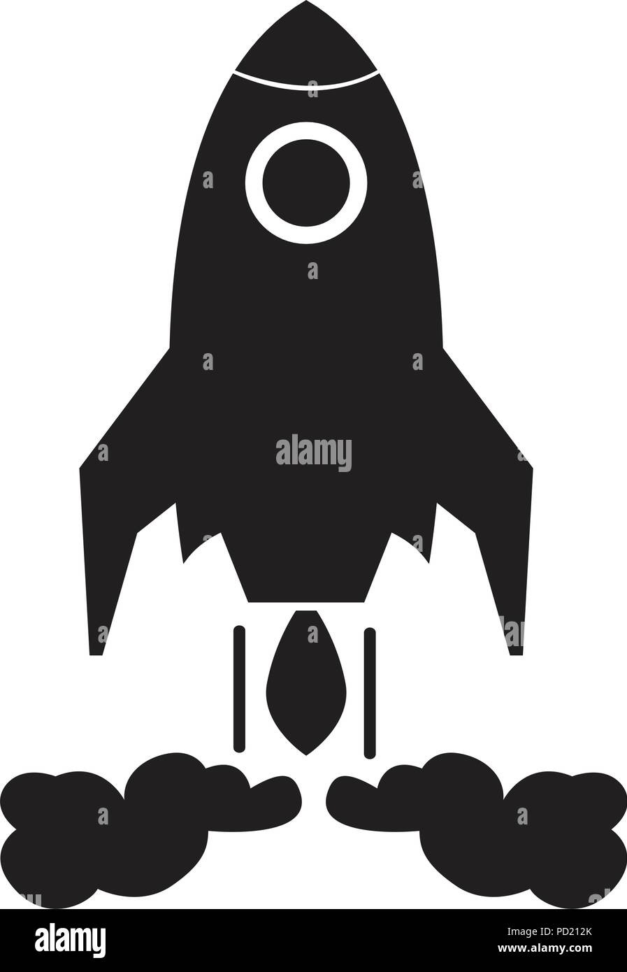 Isolated spaceship logo Stock Vector Image & Art - Alamy