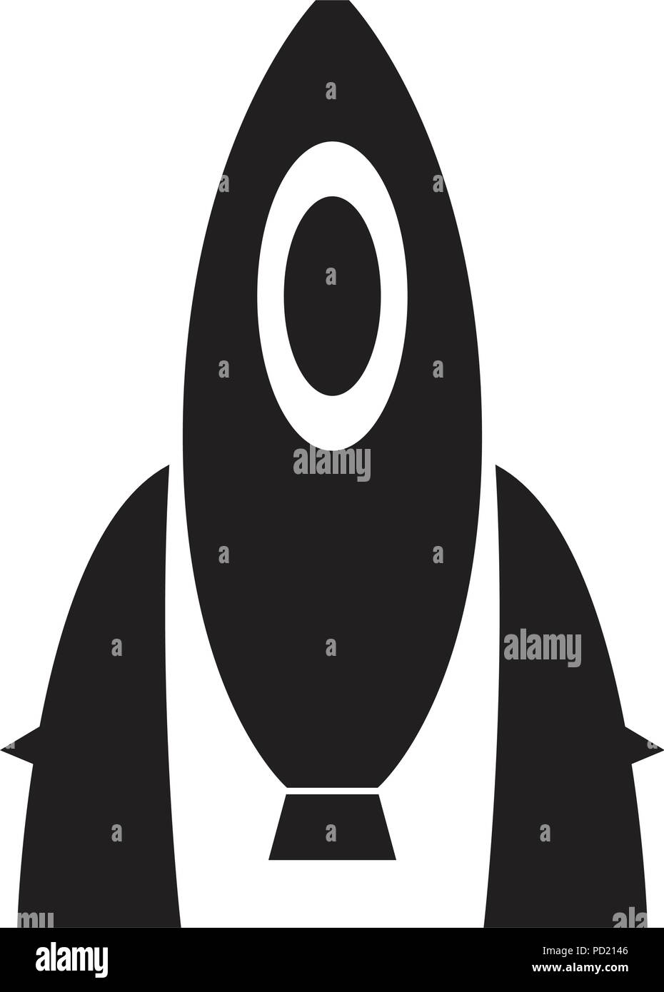 Isolated spaceship logo Stock Vector Image & Art - Alamy