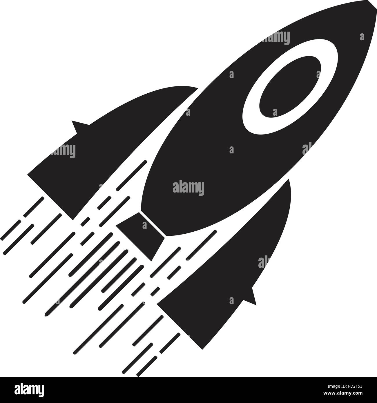 Isolated spaceship logo Stock Vector Image & Art - Alamy