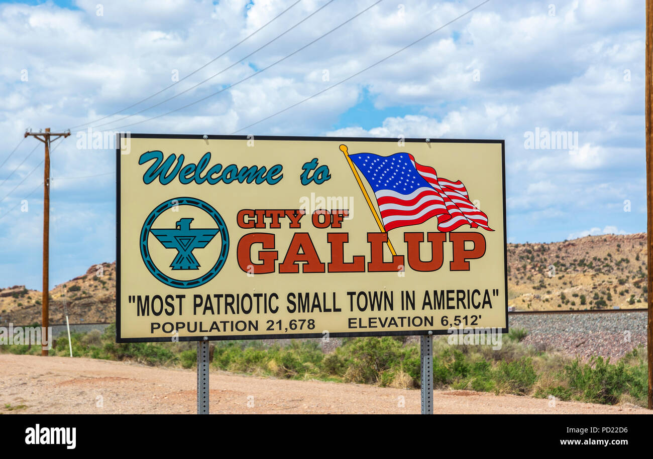 Gallup new mexico flag hires stock photography and images Alamy