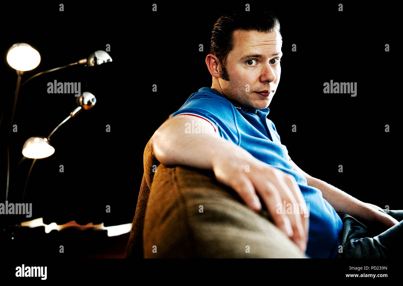 Hooverphonic front man and producer Alex Callier in his home in Sint