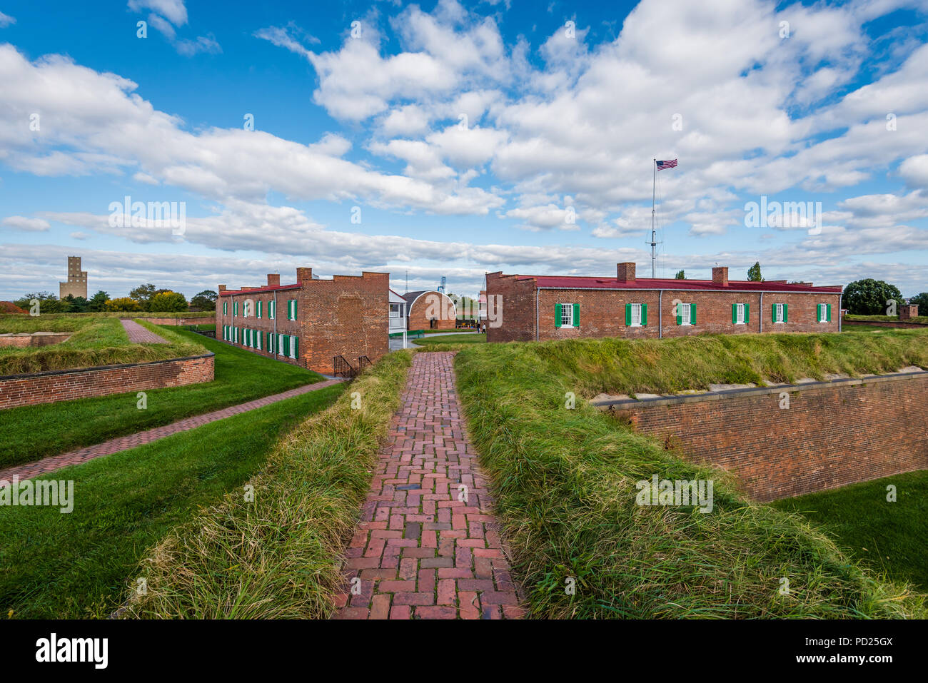Fort McHenry, in Baltimore, Maryland Stock Photo