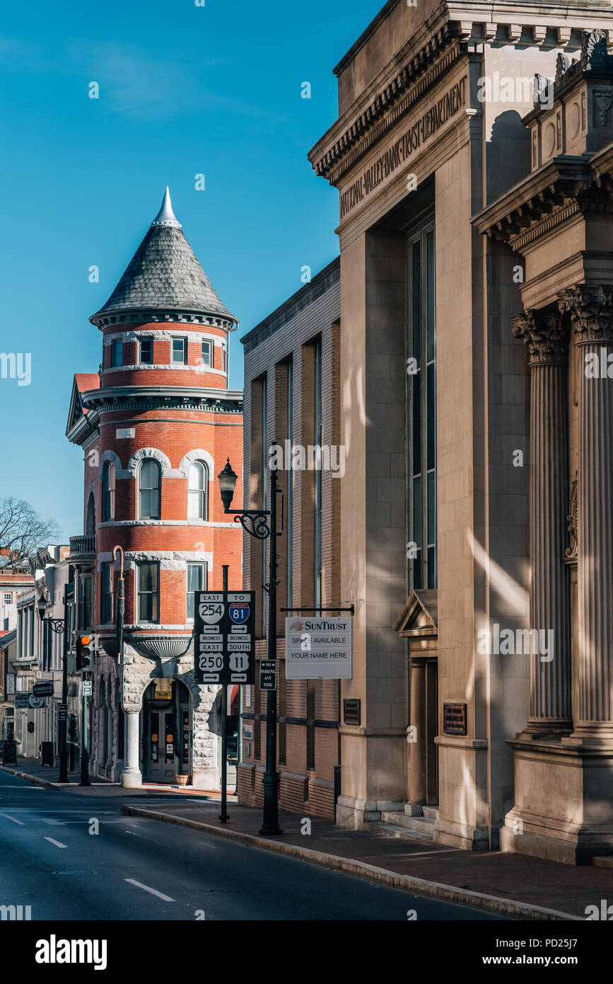 Historic Architecture In Downtown Staunton, Virginia Stock Photo - Alamy