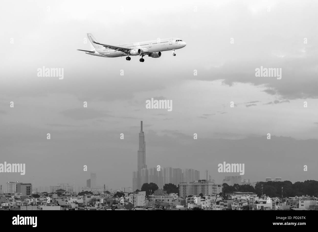 Vietnam airlines Black and White Stock Photos & Images - Alamy