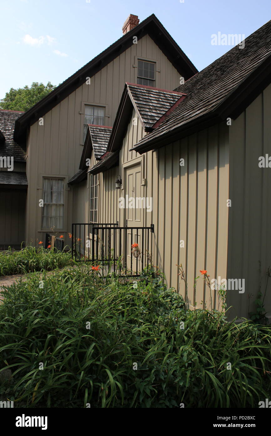 The original Kennicott farmhouse at The Grove National Historic