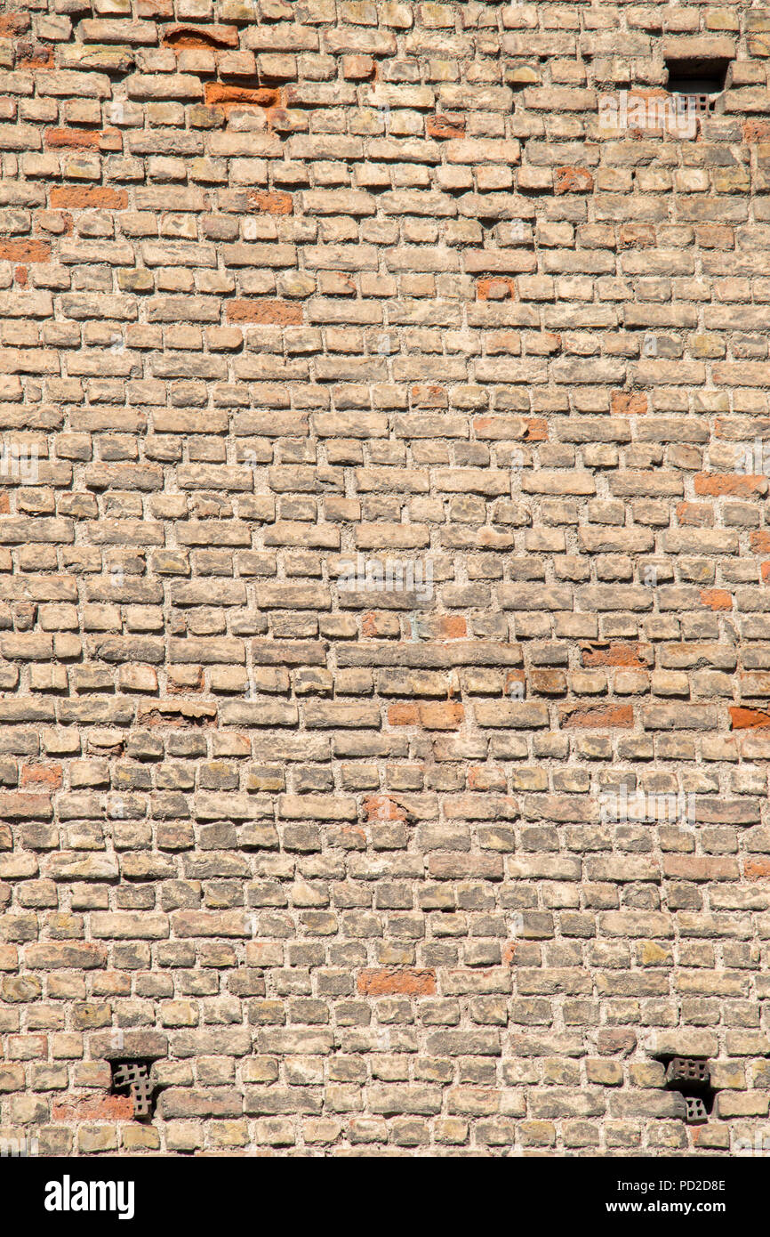 Old grunge brick wall as a background Stock Photo - Alamy