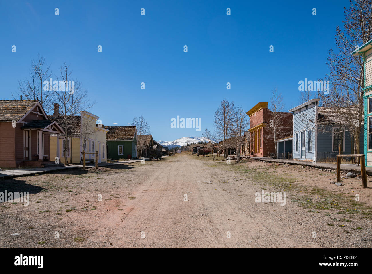 The historical South Park City at Fairplay, Colorado Stock Photo Alamy