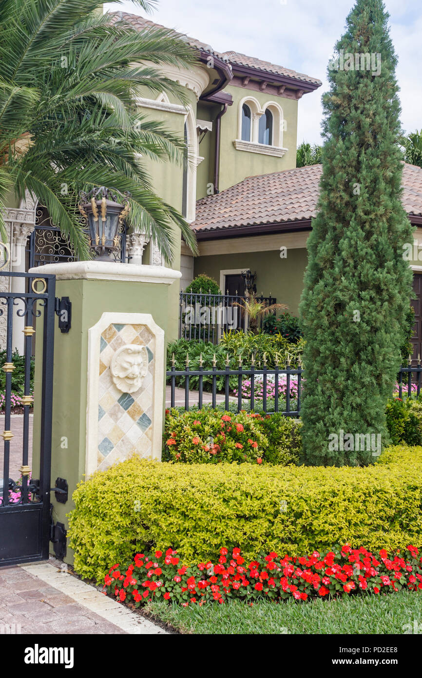 Florida, FL, South, Palm Beach County, Boca Raton, Royal Palm, gated