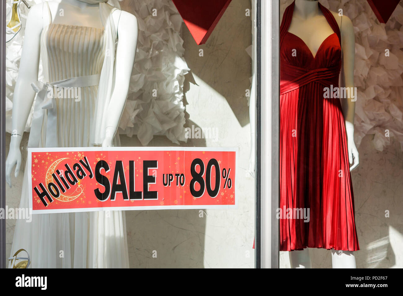 Miami Beach Florida,Lincoln Road Mall,mall,boutique,store,stores,businesses,district,shop,window display sale mannequin,female,woman's,woman's,woman's Stock Photo