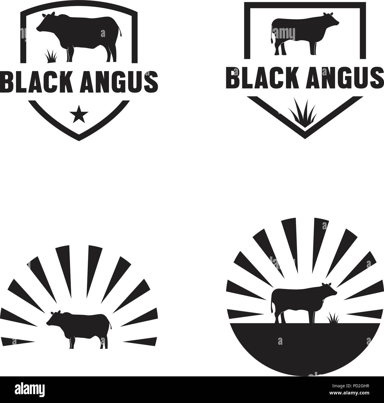 Landscape icon pack Stock Vector Images - Alamy