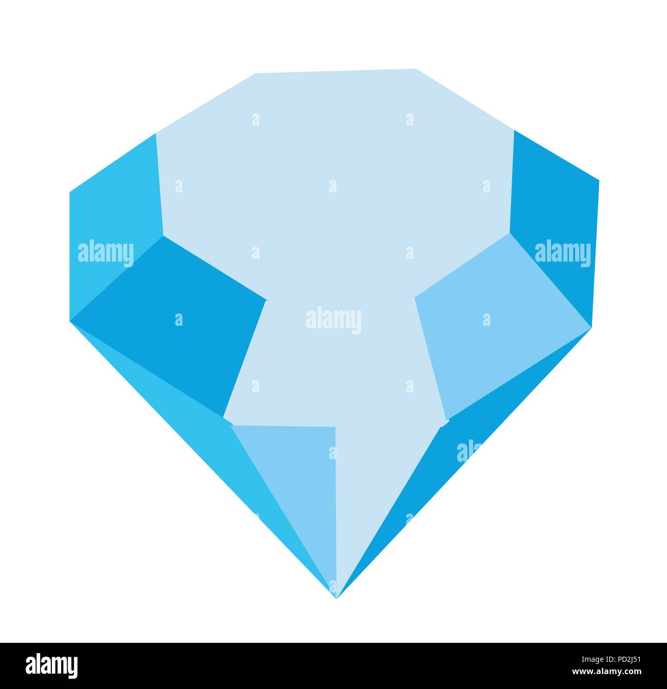 Diamond vector icon illustration Stock Vector Image & Art - Alamy