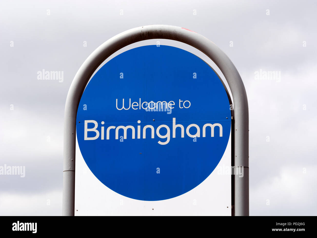 to Birmingham sign, Birmingham, UK Stock Photo Alamy