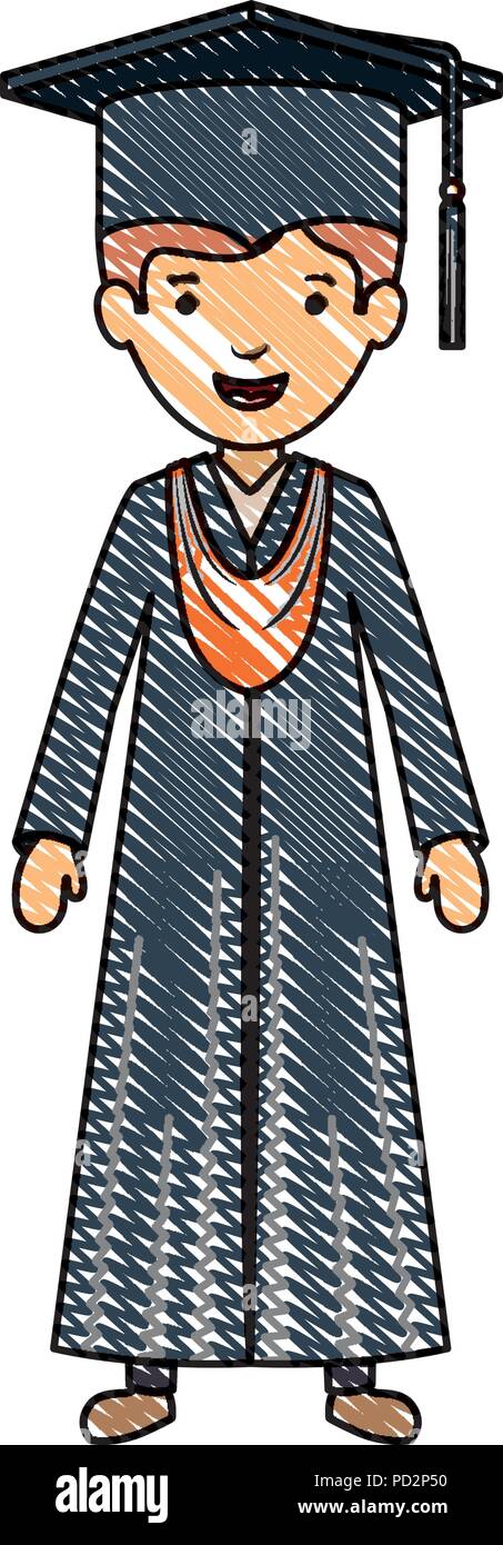 young boy graduate character Stock Vector Image & Art - Alamy